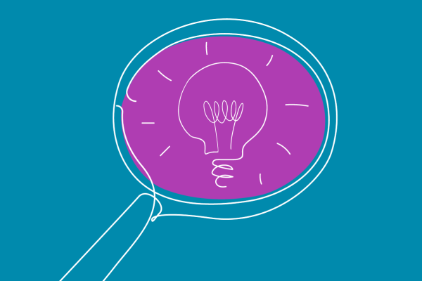 Illustration of a light bulb