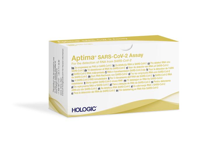 Assay box on white background