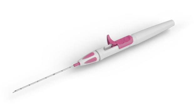 Surgery wire handle on white background