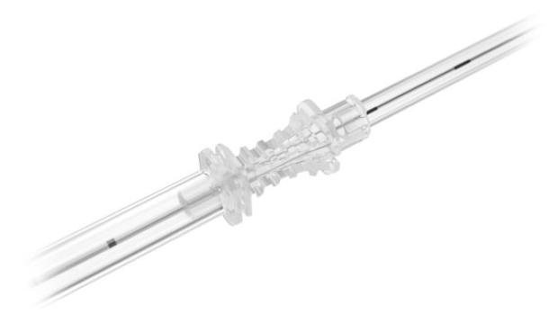 Surgery wire on white background